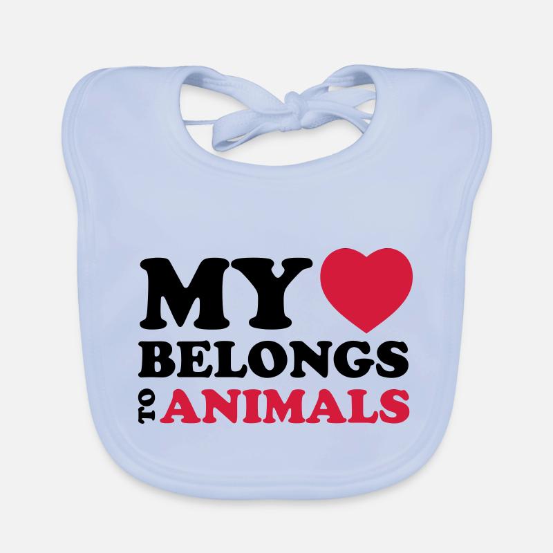 MHBT ANIMALS Bavoir bio Bébé