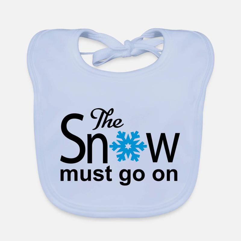 neige Bavoir bio Bébé