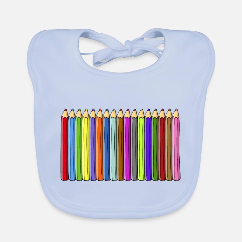crayons Bavoir bio Bébé