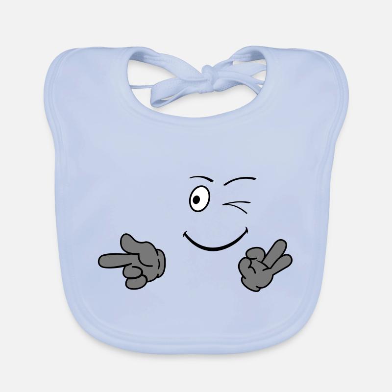 smileface_02 Organic Baby Bibs