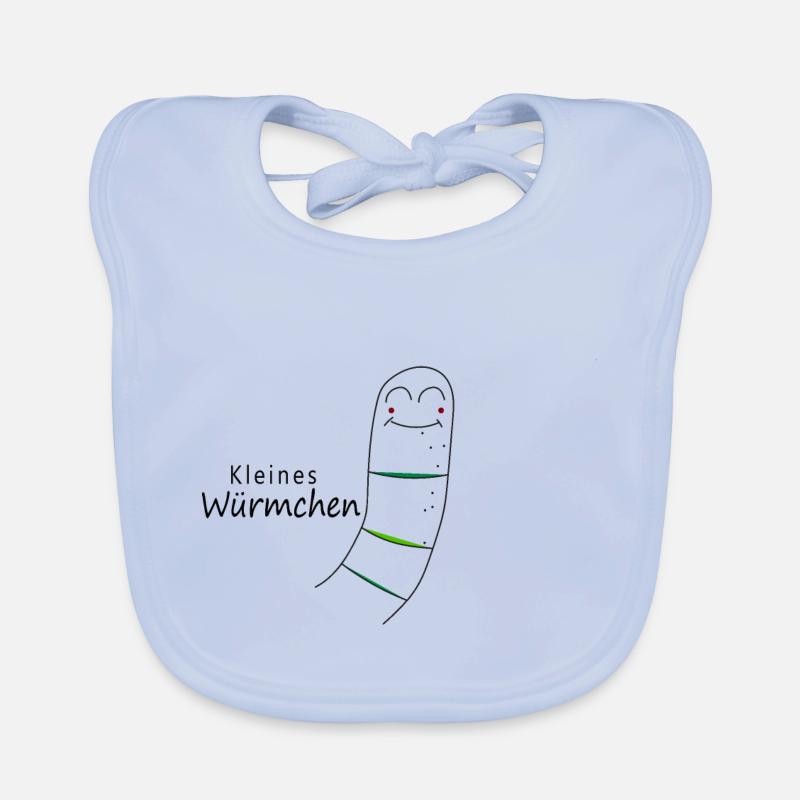 Kleines Würmchen Baby Bio-Lätzchen
