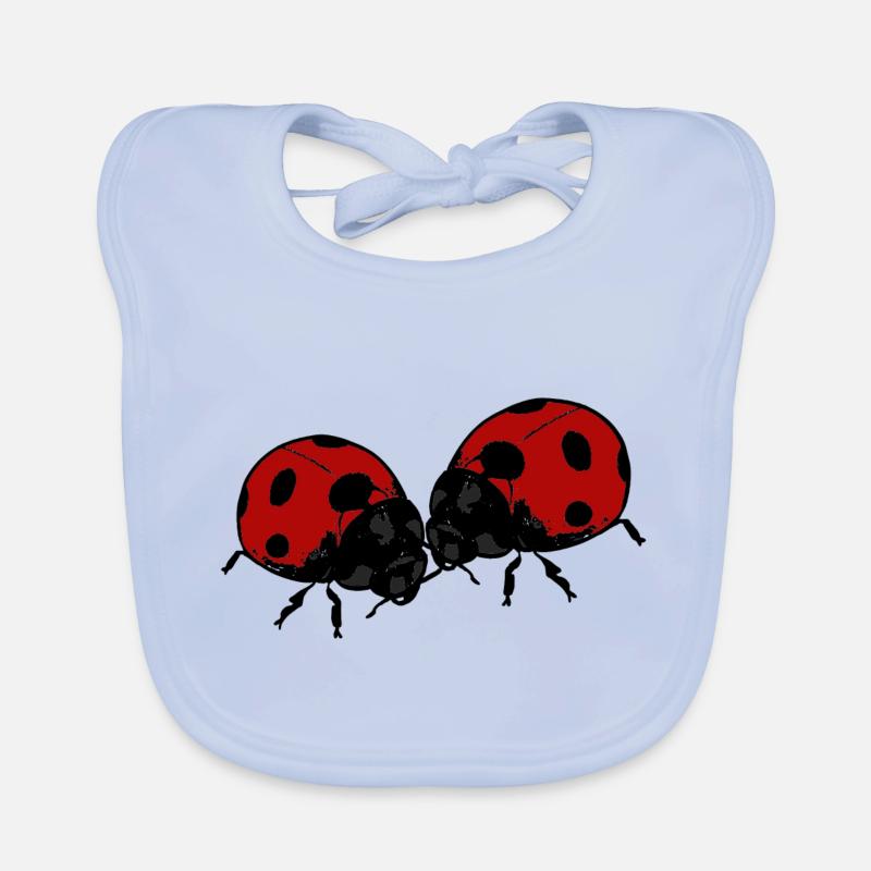 Coccinelle Ladybug Lady Bug Bavoir bio Bébé
