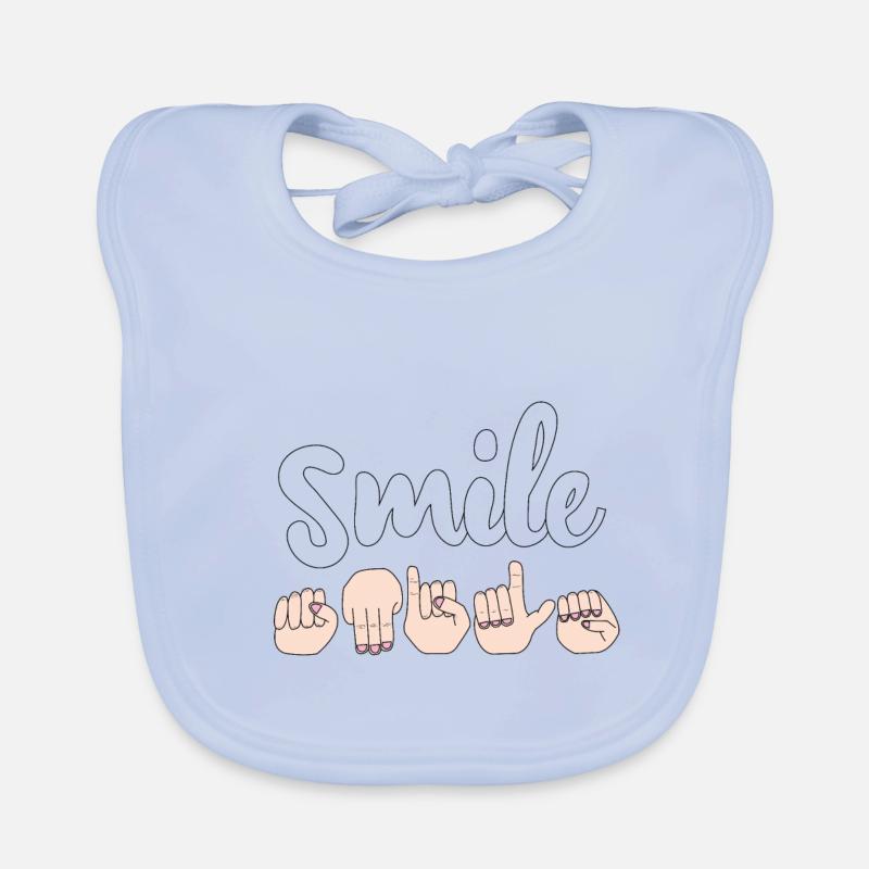 languagesignos 13 Organic Baby Bibs