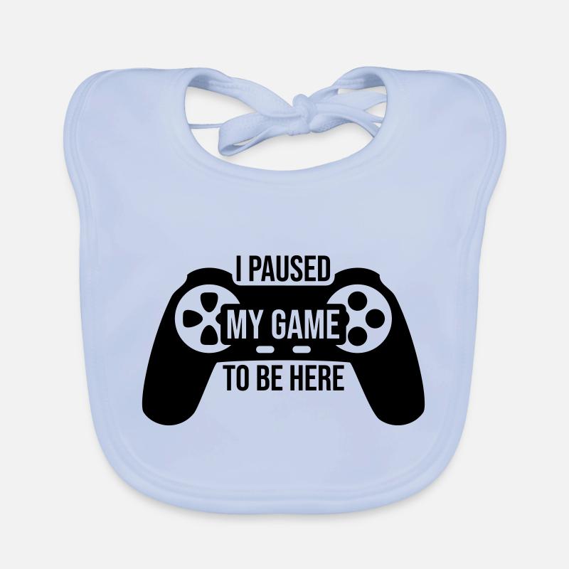 Contrôleur de jeu en pause Bavoir bio Bébé