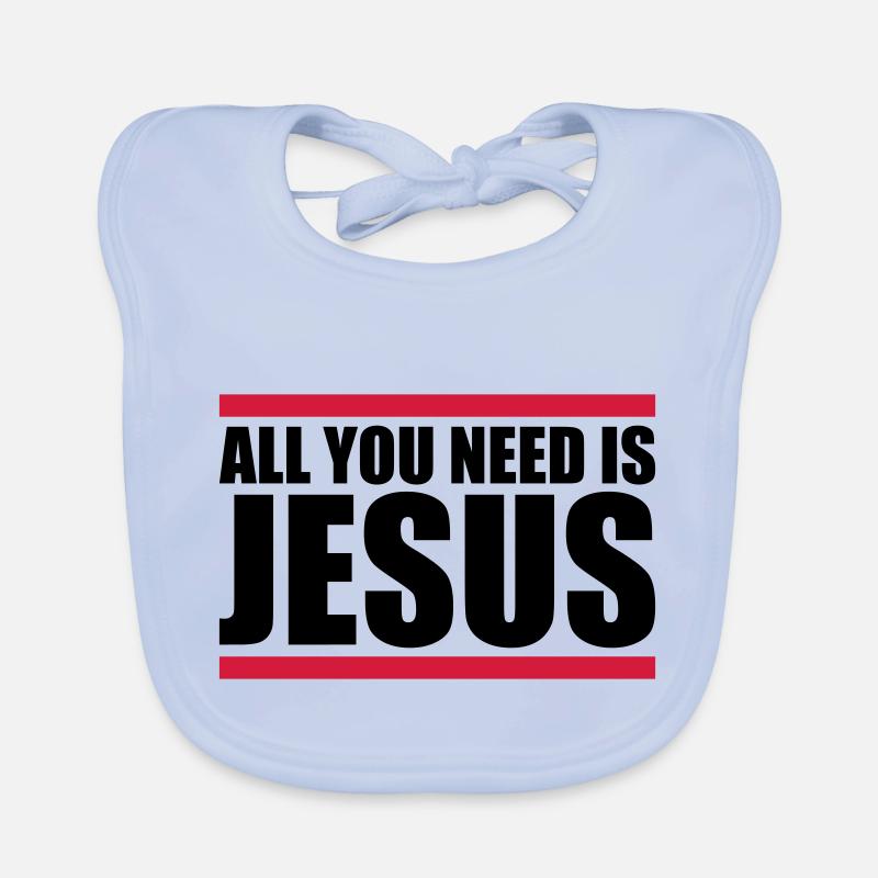 Beam Need Jesus Organic Baby Bibs