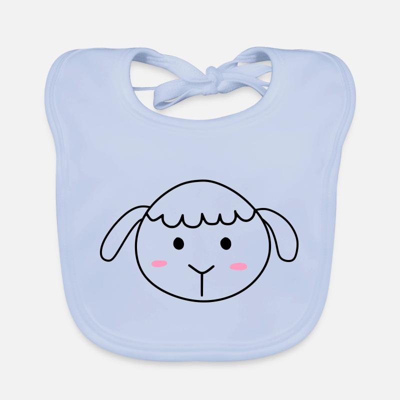 Mouton mignon Bavoir bio Bébé