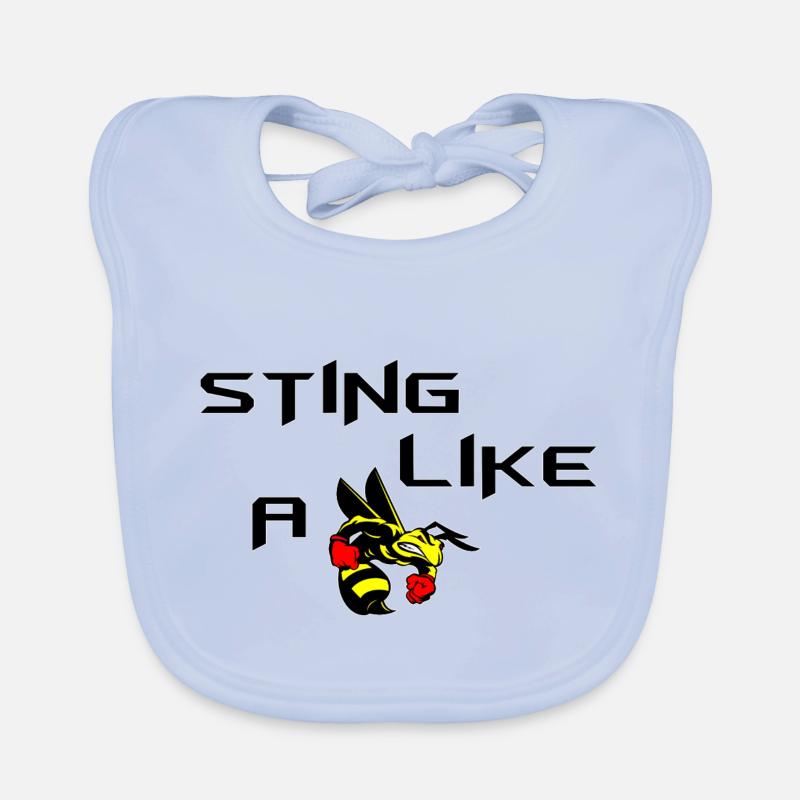 Sting Like A Bee Baby Bio-Lätzchen
