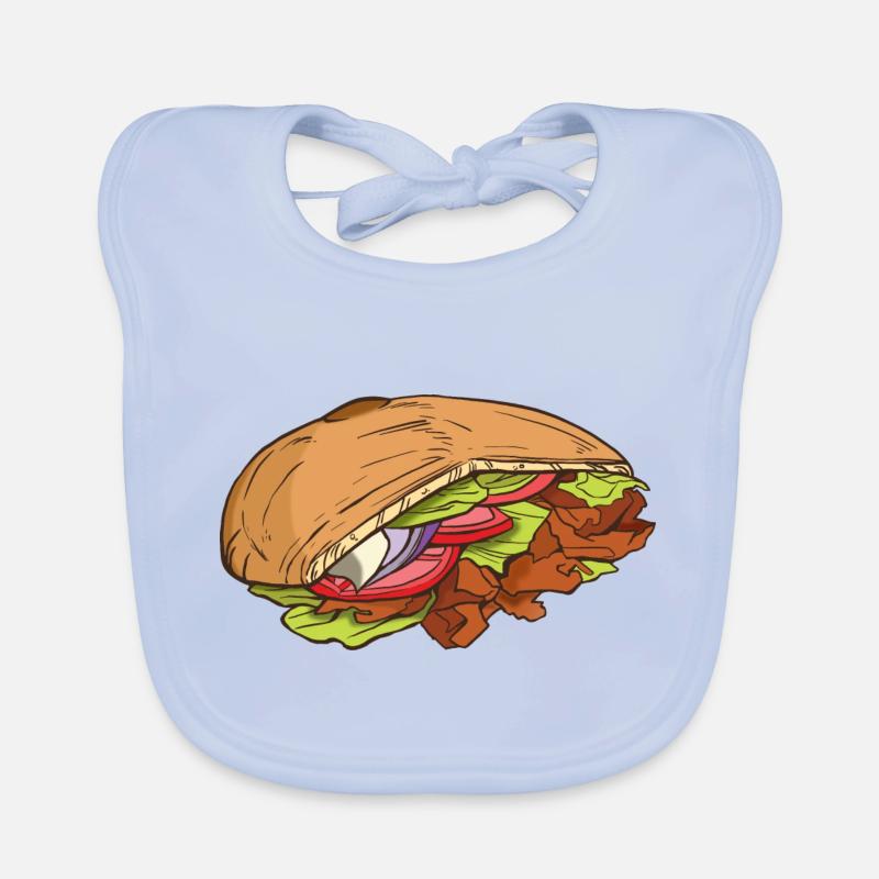 Doner kebab Organic Baby Bibs