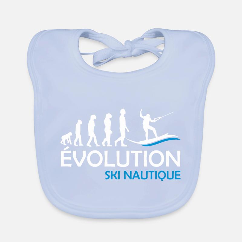 évolution ski nautique Bavoir bio Bébé