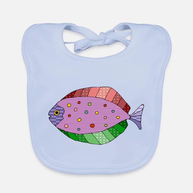 Poisson Bavoir bio Bébé
