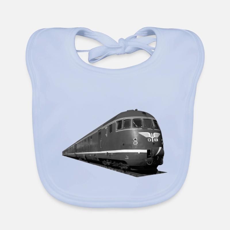 Triebzug Triebwagen VT 08 Bundesbahn Deutschland Baby Bio-Lätzchen