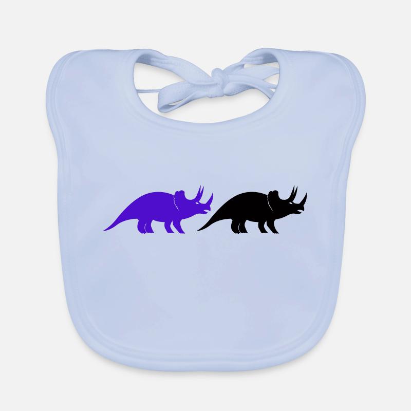 Triceratops Baby Bio-Lätzchen