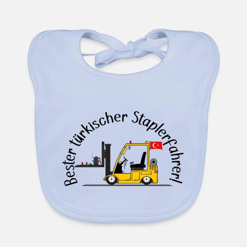 Staplerfahrer bester türkischer Staplerfahrer Baby Bio-Lätzchen