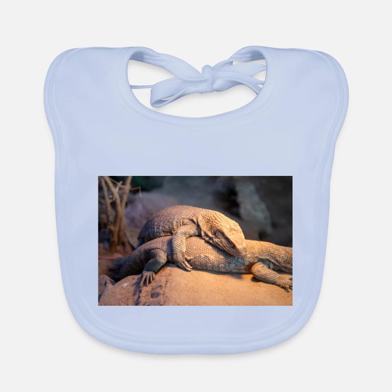 Lézard perlé mexicain (Skorpion-Krustenechse) Bavoir bio Bébé