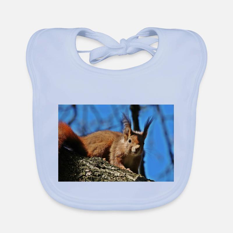 Eichhörnchen Baby Bio-Lätzchen