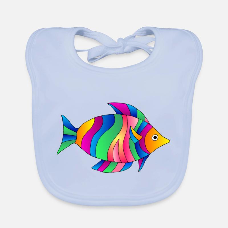 Fish Organic Baby Bibs