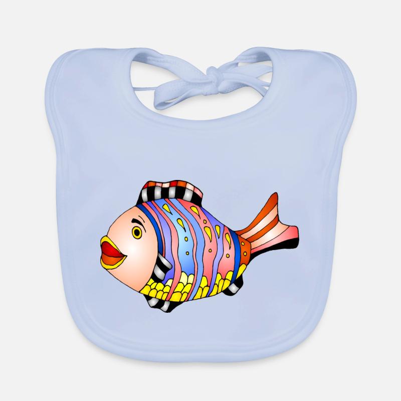 Poisson Bavoir bio Bébé
