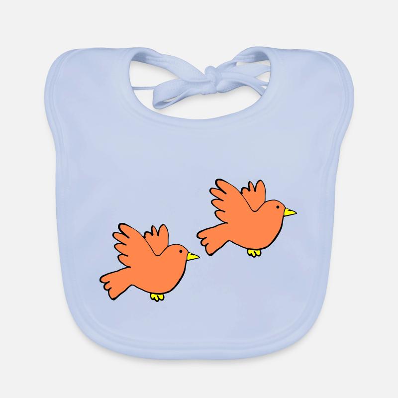Couleurs d’oiseaux 2 Bavoir bio Bébé