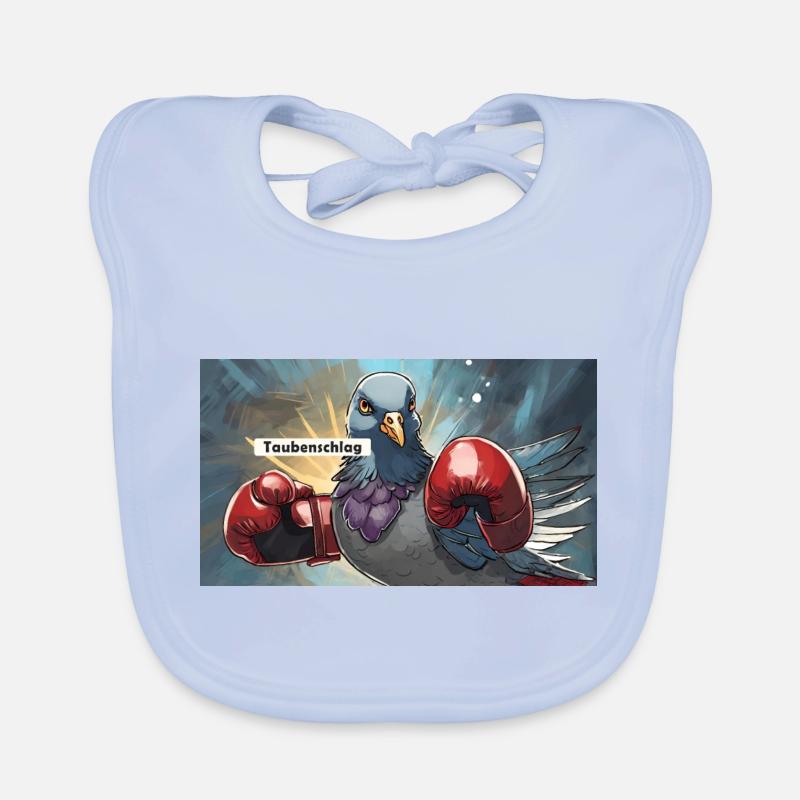 Pun ambiguous expression Taubenschlag pigeon loft Organic Baby Bibs