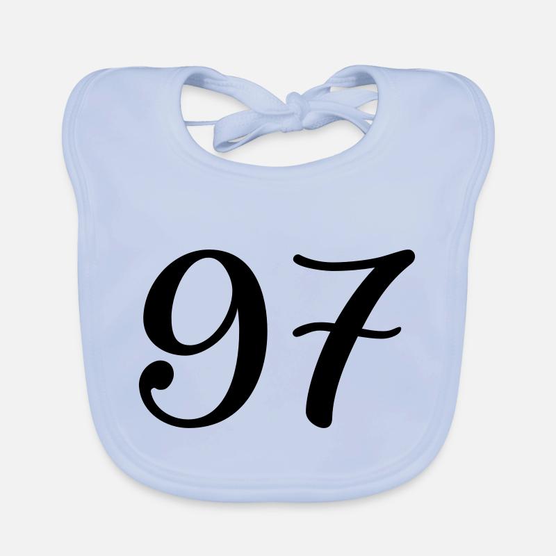 97 - Baby Bio-Lätzchen - sky Blue