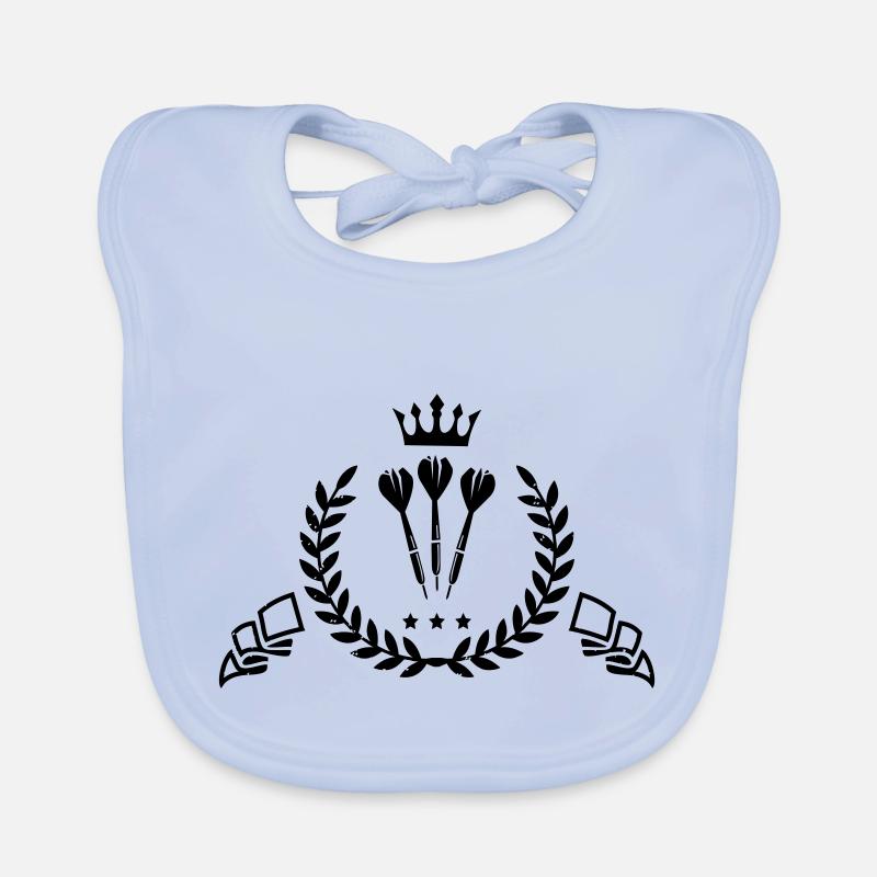 Armoiries de fléchettes Bavoir bio Bébé