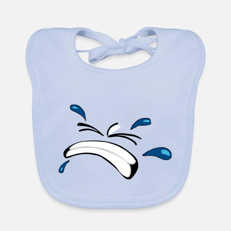 dent soufrance douleur dur difficile smiley 2103 W Bavoir bio Bébé