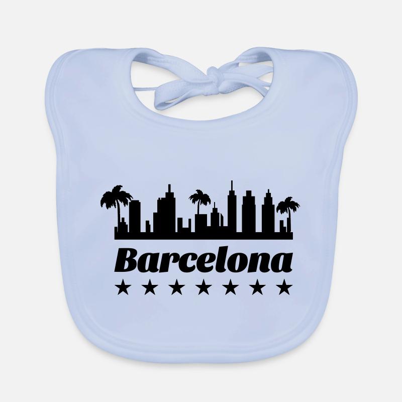 Barcelone 01 Bavoir bio Bébé