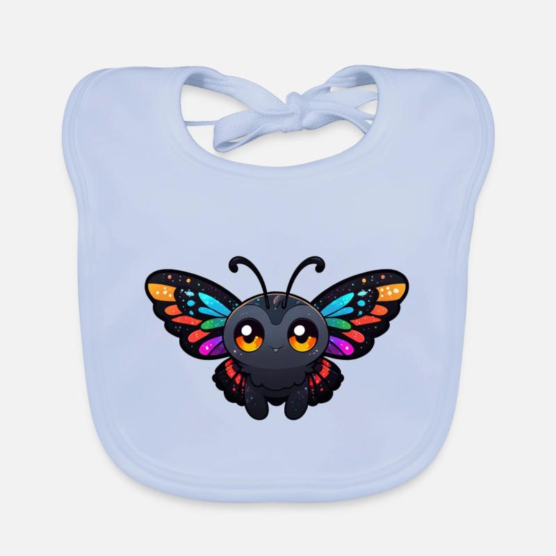 Drôle de papillon Bavoir bio Bébé