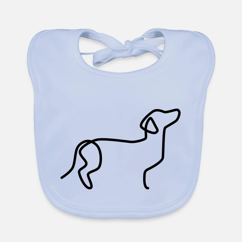 Dachshund Organic Baby Bibs