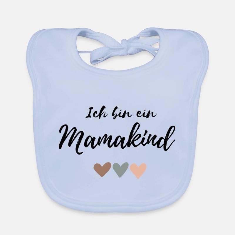 Ich bin ein Mamakind Baby Bio-Lätzchen