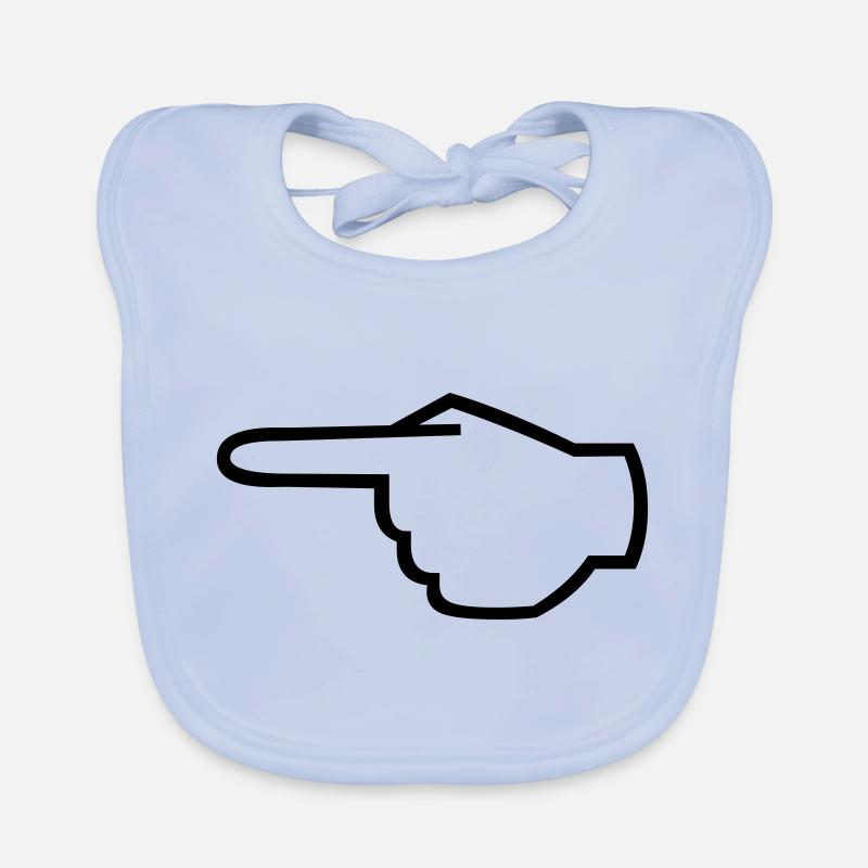 zeigefinger_01 Baby Bio-Lätzchen