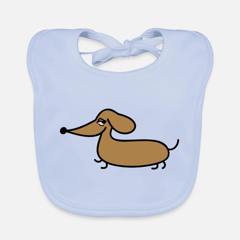dachshund Bavoir bio Bébé