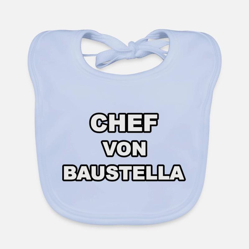 Chef von Baustella Baby Bio-Lätzchen