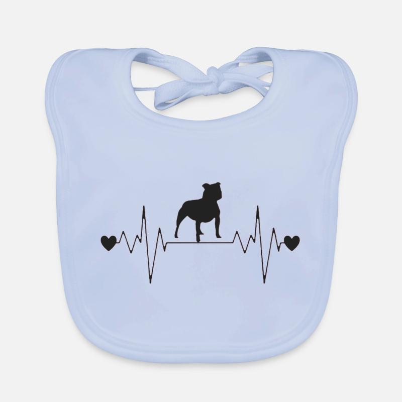 Pitbull, Heartbeat Bavoir bio Bébé