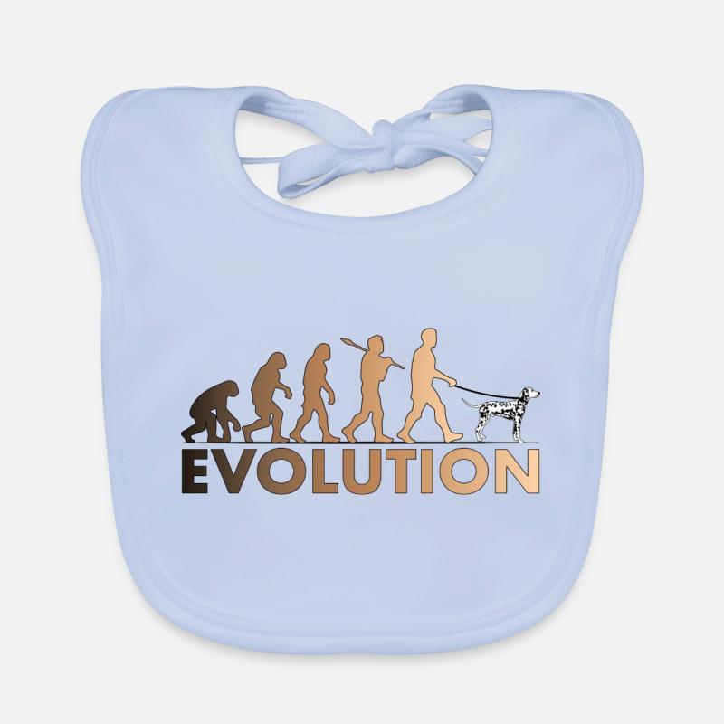Évolution dalmate Brun Bavoir bio Bébé