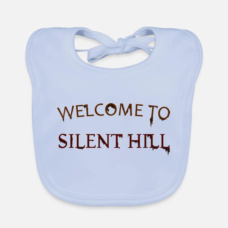Silent Hill - Baby Bio-Lätzchen - sky Blue