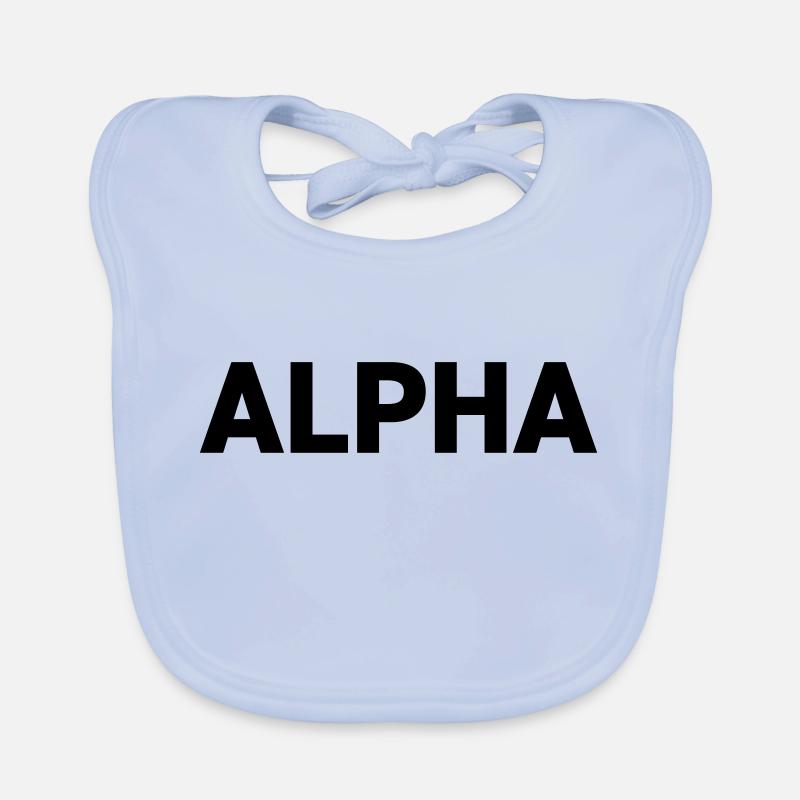 Rang Alpha Dark Pack Bavoir bio Bébé