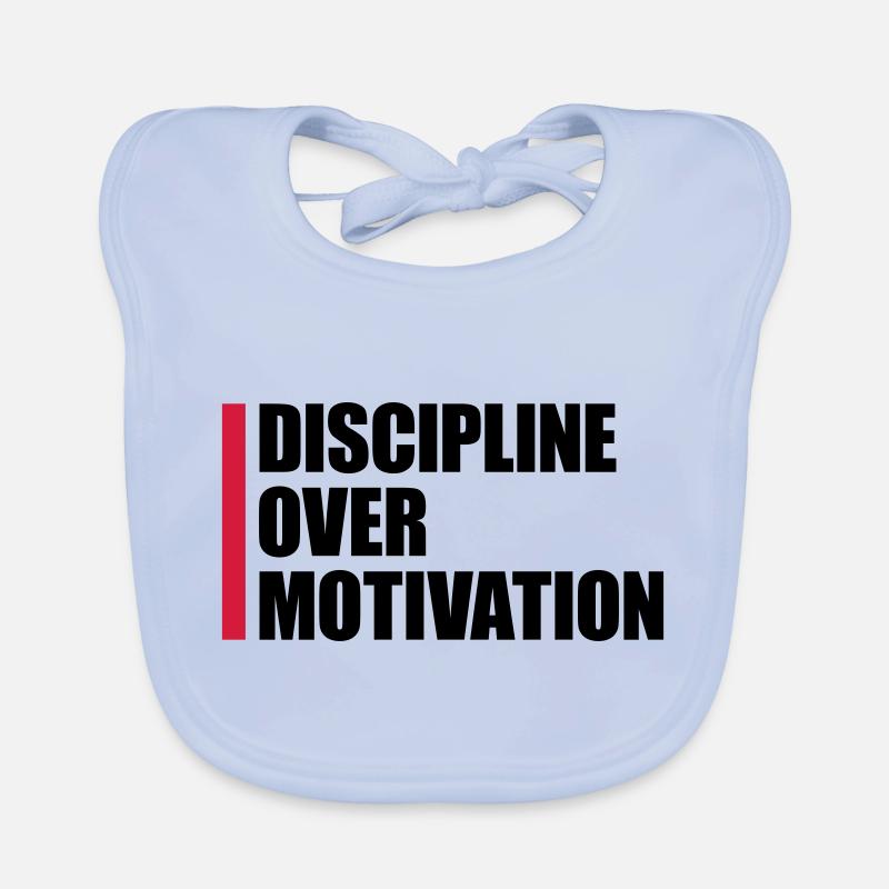Citation de discipline sur la motivation Bavoir bio Bébé