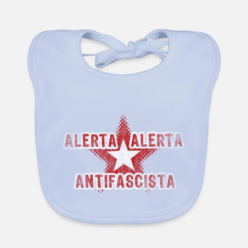 Slogan Stern Antifa Bavoir bio Bébé