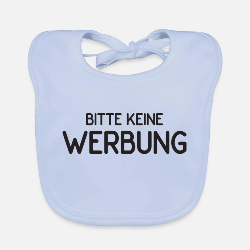 Bitte keine Werbung Baby Bio-Lätzchen