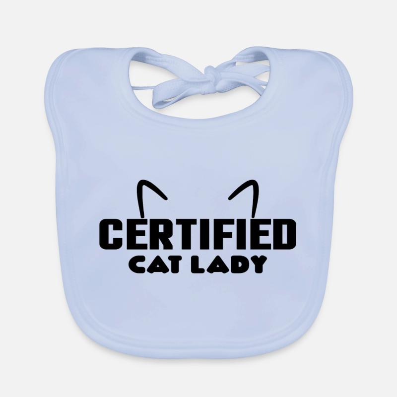 Certifiée Cat Lady Bavoir bio Bébé
