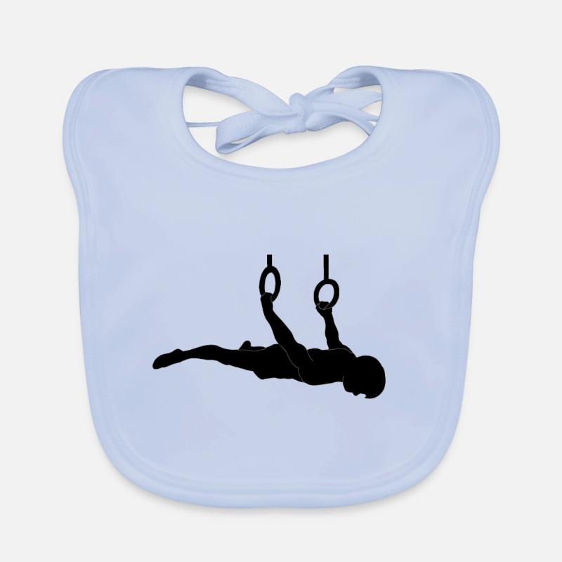 straddle backlever calisthenics skill Organic Baby Bibs