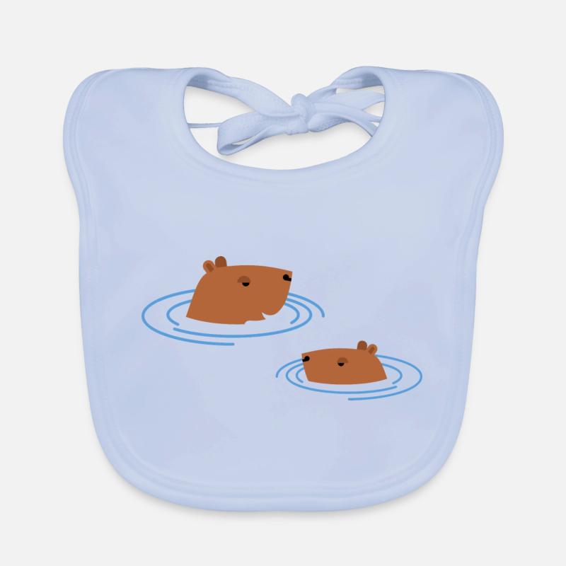 Capybara Baby Bio-Lätzchen