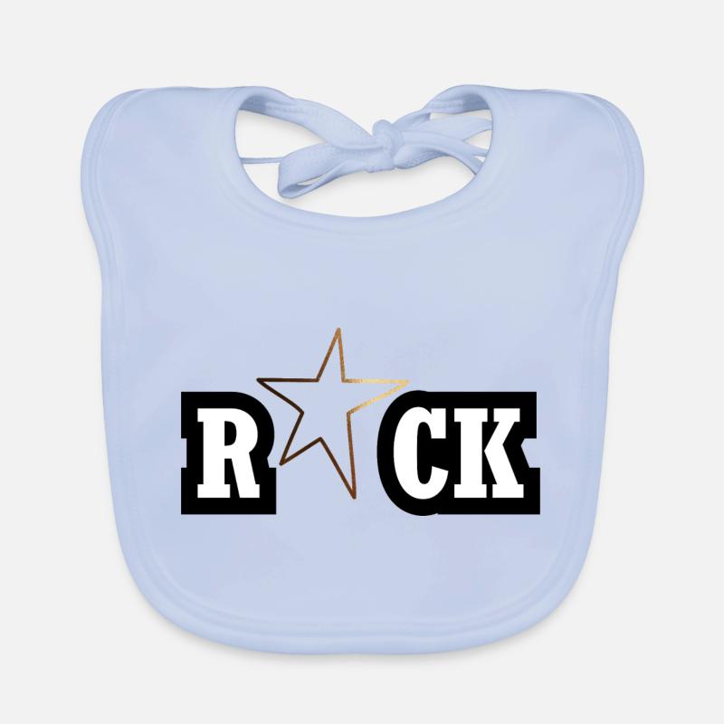 Gwiazda Rocka Baby Bio-Lätzchen
