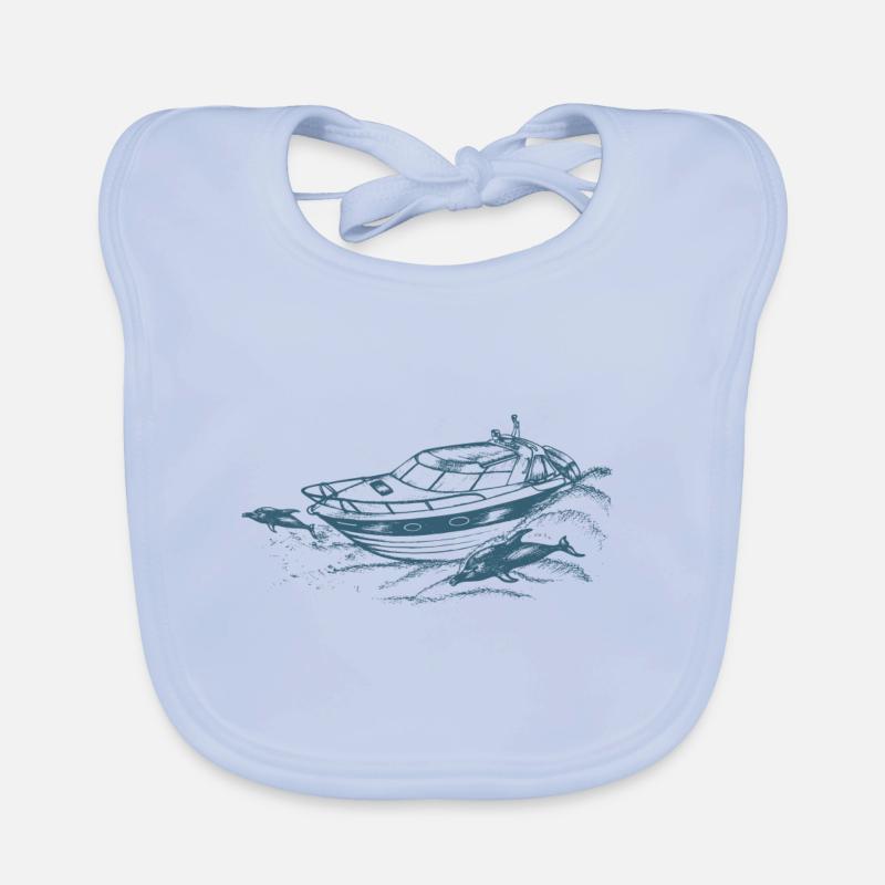 Motorboot Baby Bio-Lätzchen