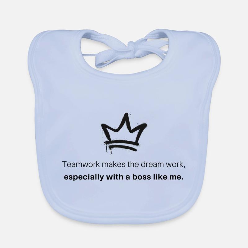 Teamwork makes the dream work especially... Baby Bio-Lätzchen