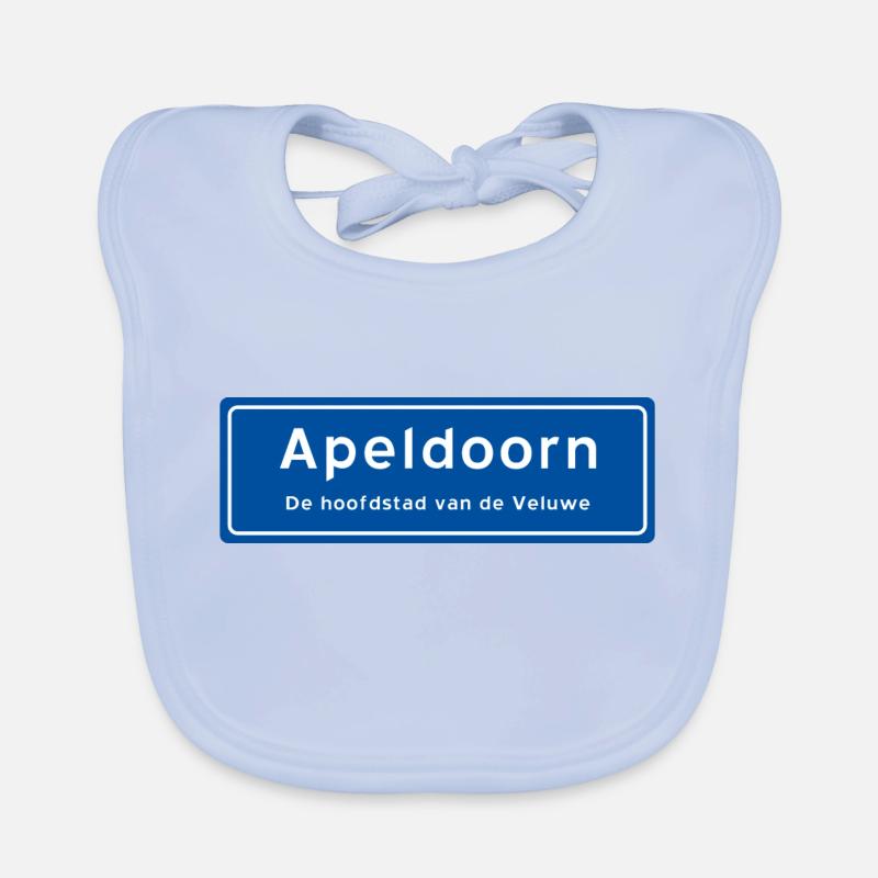 Panneau de toponyme d’Apeldoorn Bavoir bio Bébé