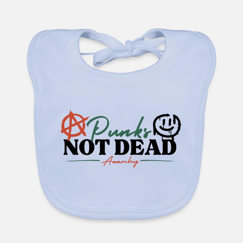 Punks not dead - Anarchy Baby Bio-Lätzchen