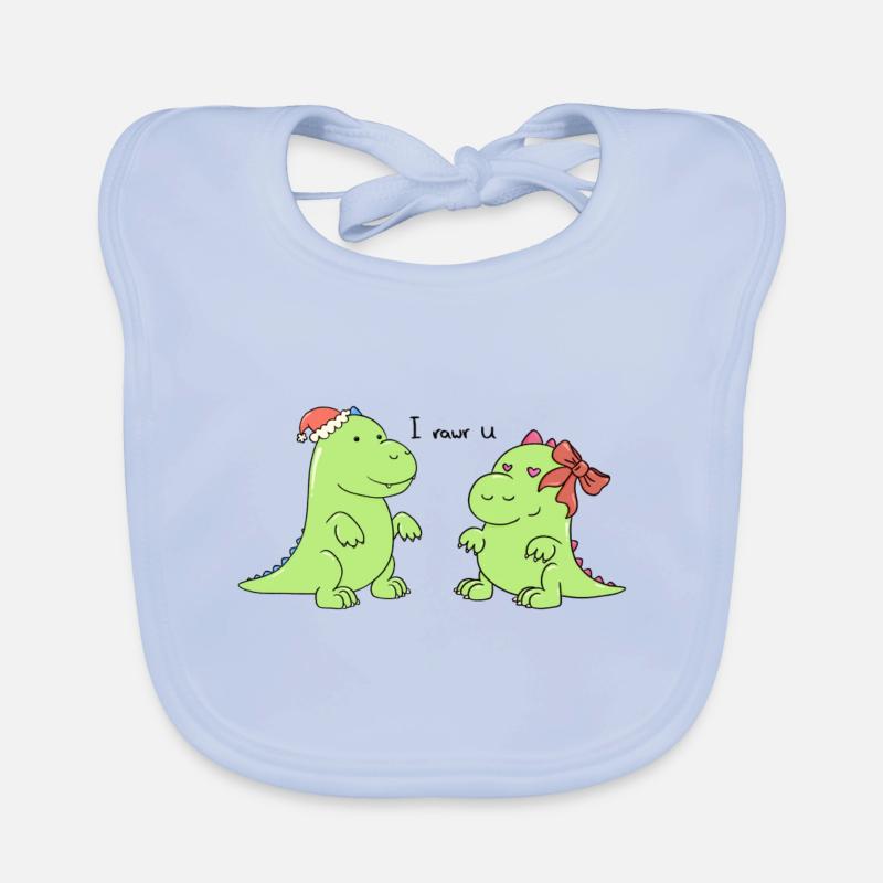 Petits dinosaures - I rawr u Bavoir bio Bébé