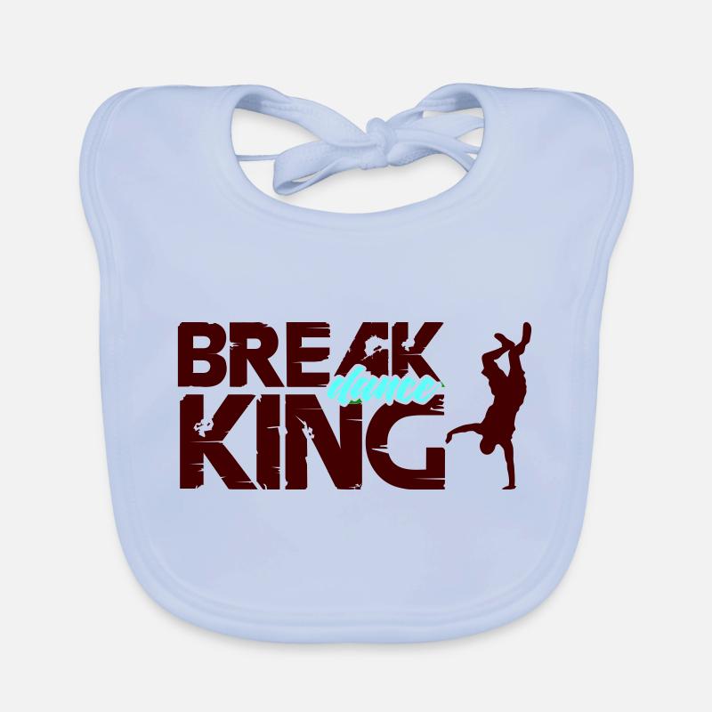 Roi du break dance Bavoir bio Bébé